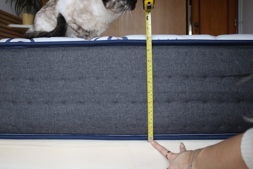 Régua a medir colchão